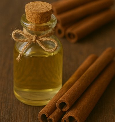Tinh dầu Vỏ Quế nguyên chất (Cinnamon Bark Essential Oil) – Giữ ấm, khử mùi & sát khuẩn mạnh