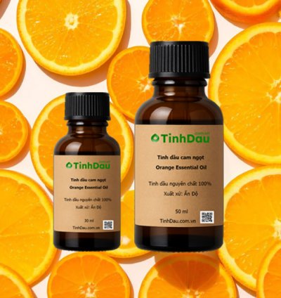 Tinh dầu Cam Ngọt nguyên chất (Sweet Orange Essential Oil) – Thư giãn, ngủ ngon & làm thơm phòng tự nhiên