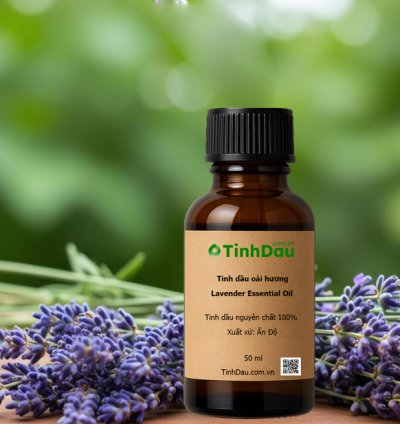 Tinh dầu Oải Hương nguyên chất (Lavender Essential Oil) – Giảm stress, ngủ ngon & thư giãn tinh thần